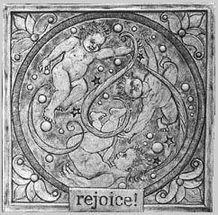 Rejoice: bas relief by Molly Sanger Carpenter