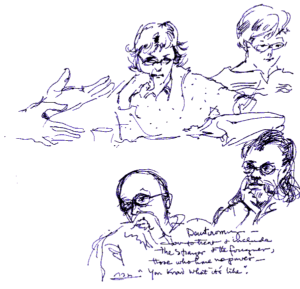 Faces from the Tony Prete Bible class, by Narcissa Weatherbee